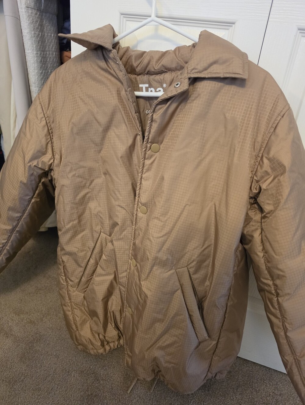 Tna Women's Tan Puffer Jacket